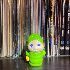 Funko Pop! Retro Toys Mystery Mini Glo Worm figure.